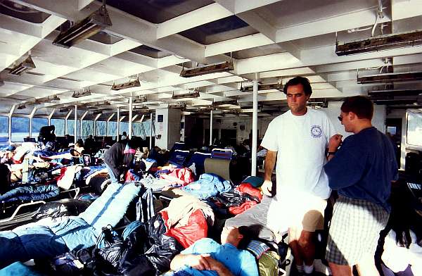 Inside Passage nach Bellingham: "Deckspassagiere"