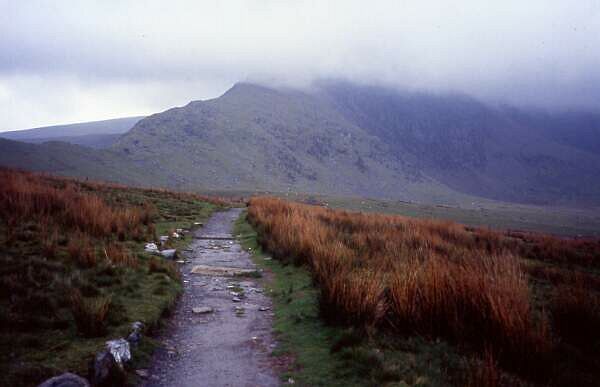 Snowdon-Wanderung: "Feuchter Beginn"