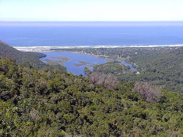 15. Natures Valley - Storm River Mouth: "Natures Valley von oben"